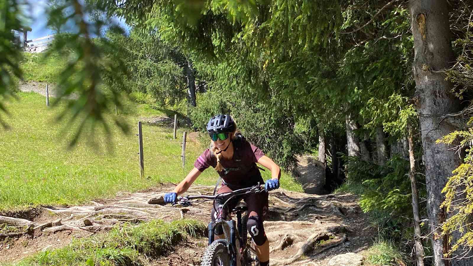 Biker auf der Pro-Line in Saalbach