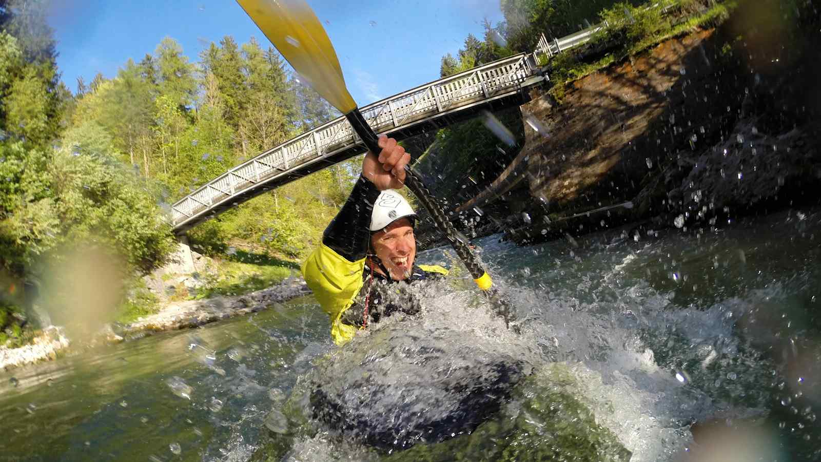 Marcel Hirscher im Wildwasser