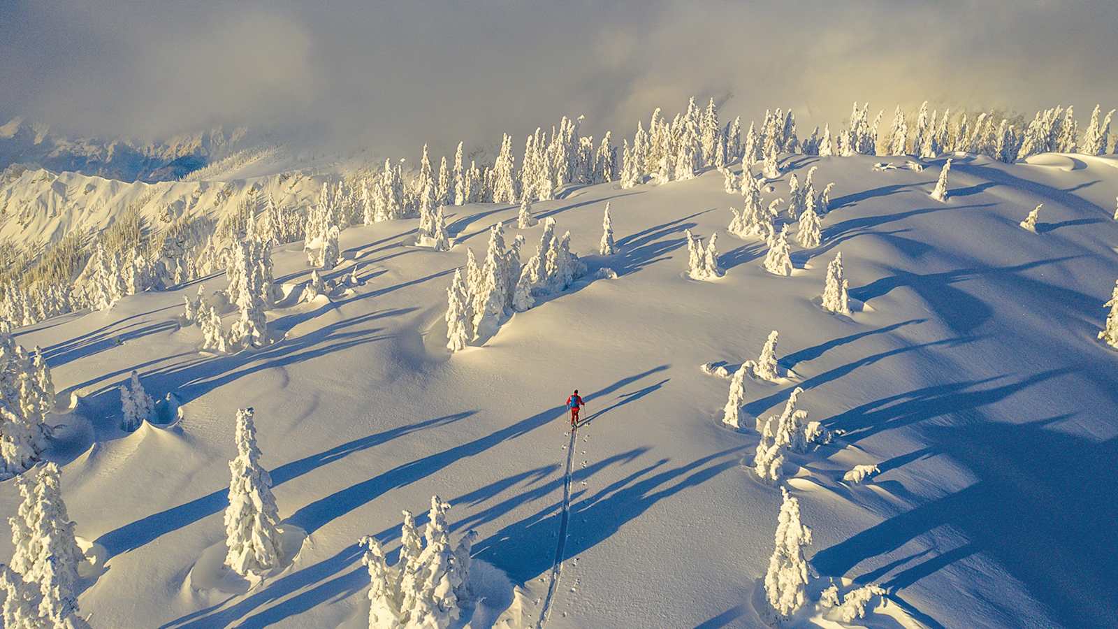 Skitourengeher am Lahngangkogel