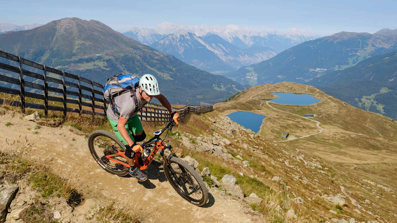 Mountainbiker in Serfaus-Fiss-Ladis