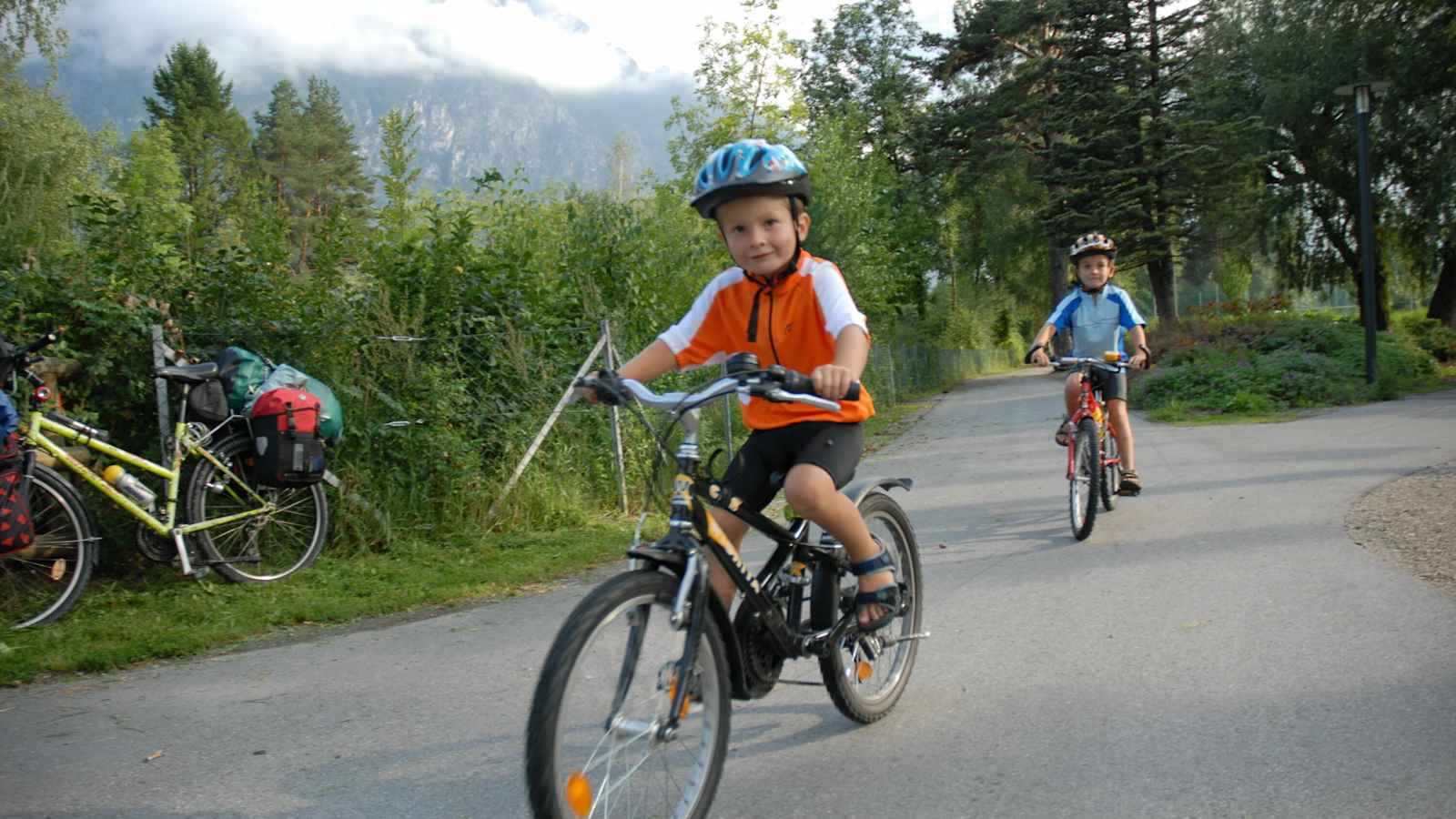 Radfahren mit Kindern