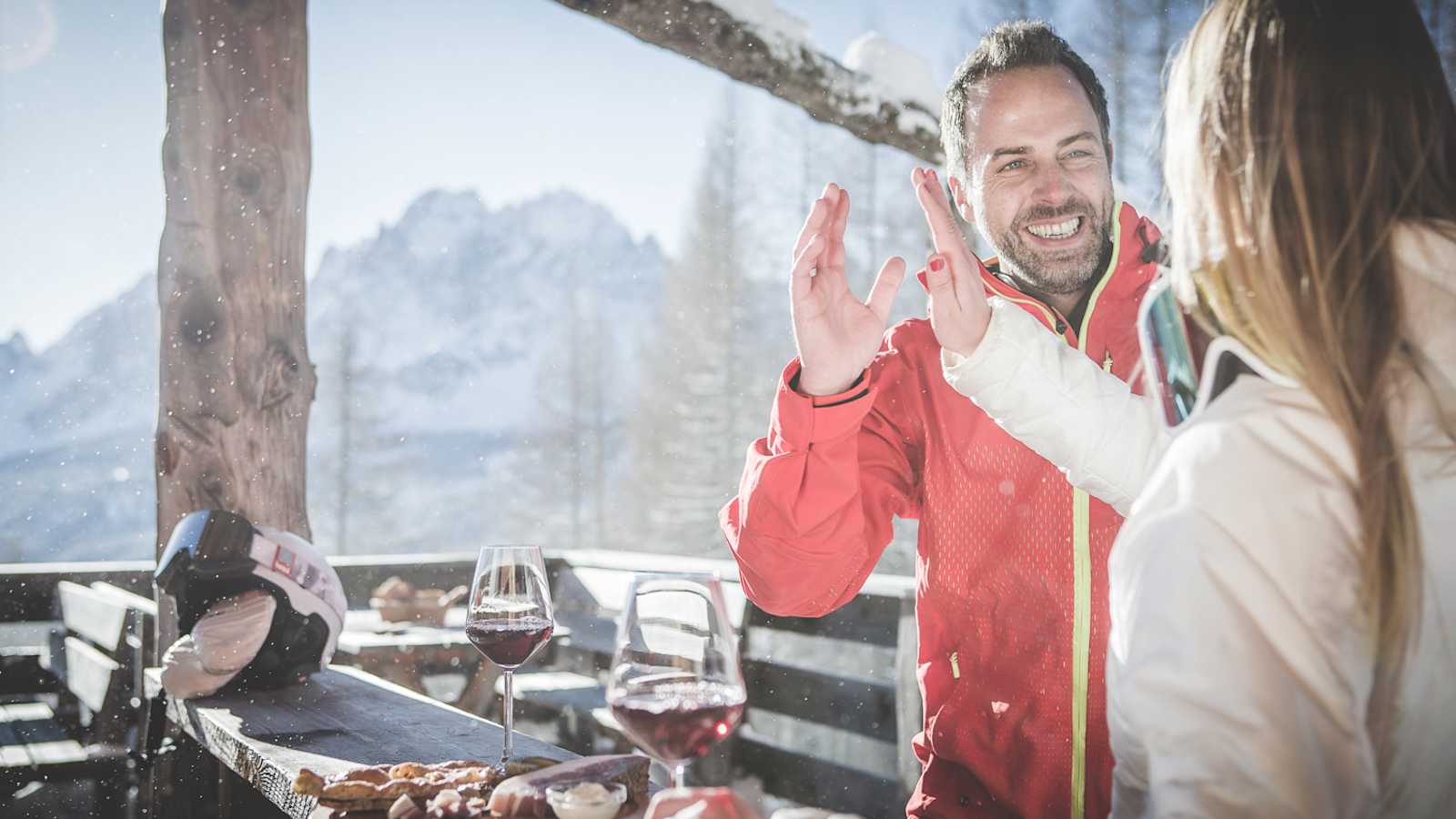 Einkehrschwung 3 Zinnen Dolomiten