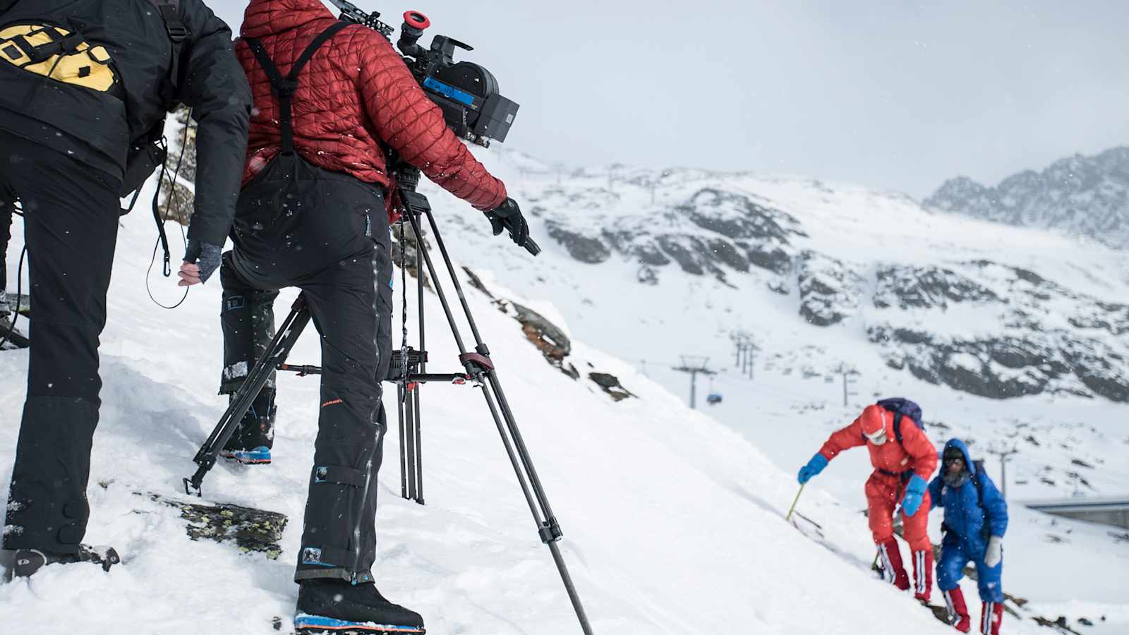 Dreharbeiten am Mount Everest