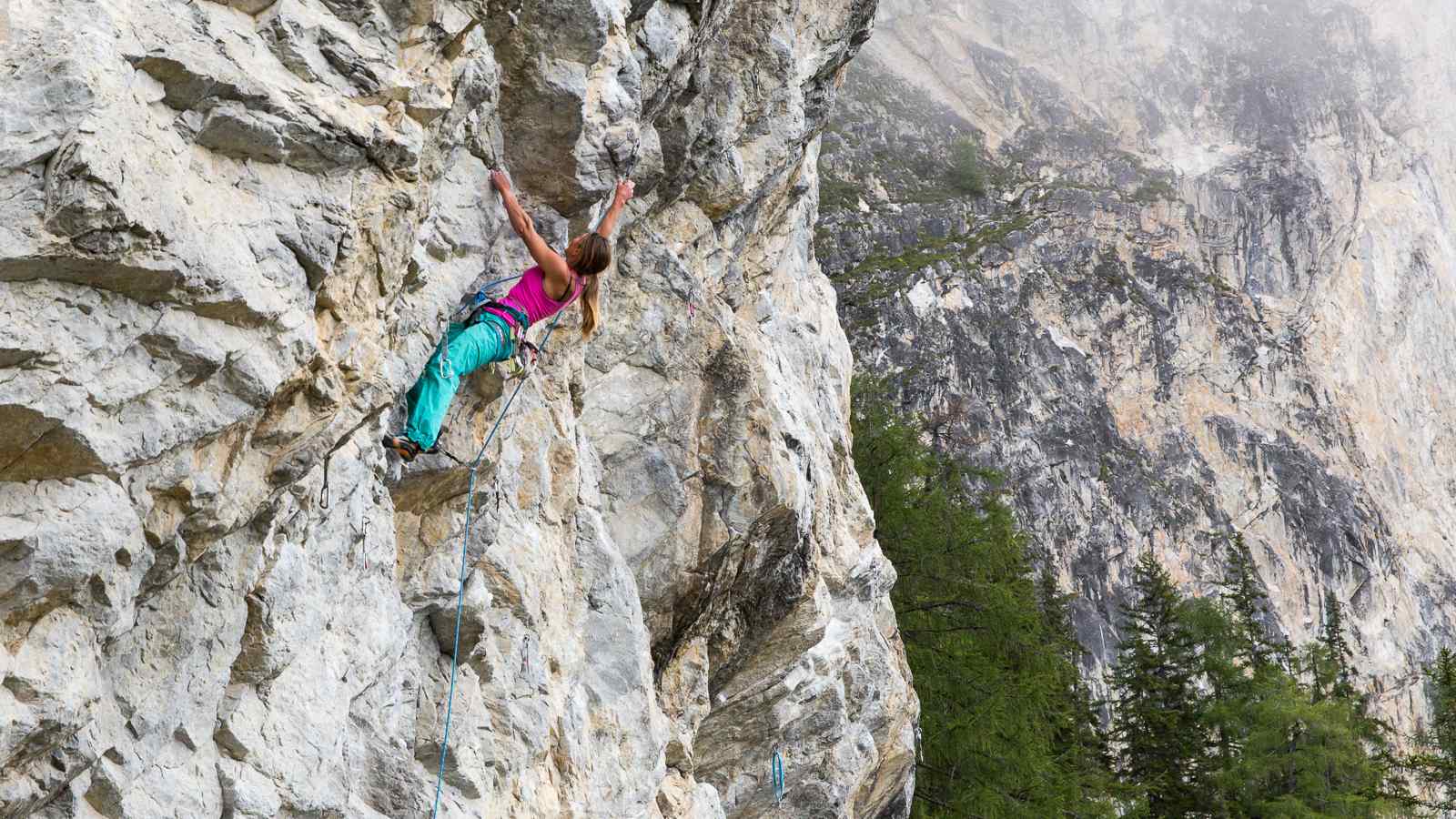 Magdalena bei ihrer liebsten Freizeitgestaltung in Falkenstein, Osttirol