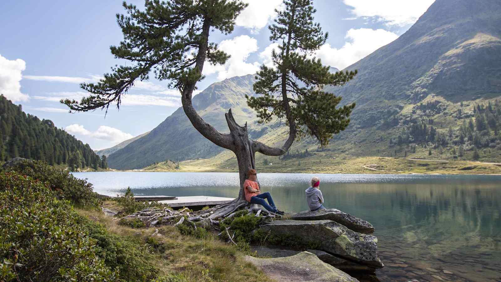 Der Obersee liegt am Staller Sattel, zwischen Südtirol und Osttirol. 