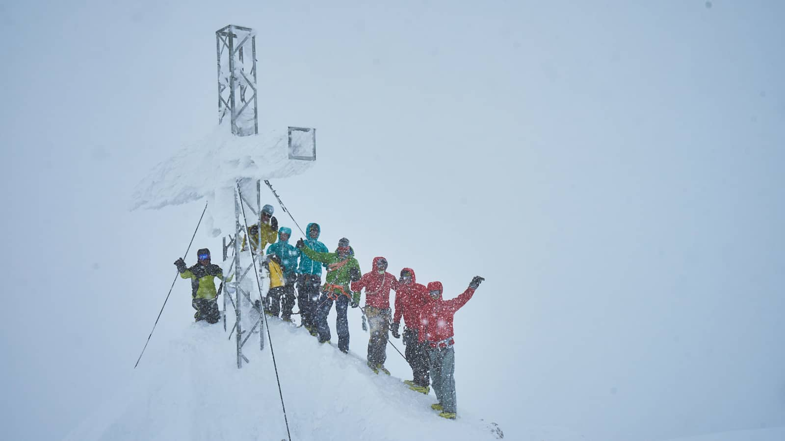 Am Gipfel des Hohen Dachstein