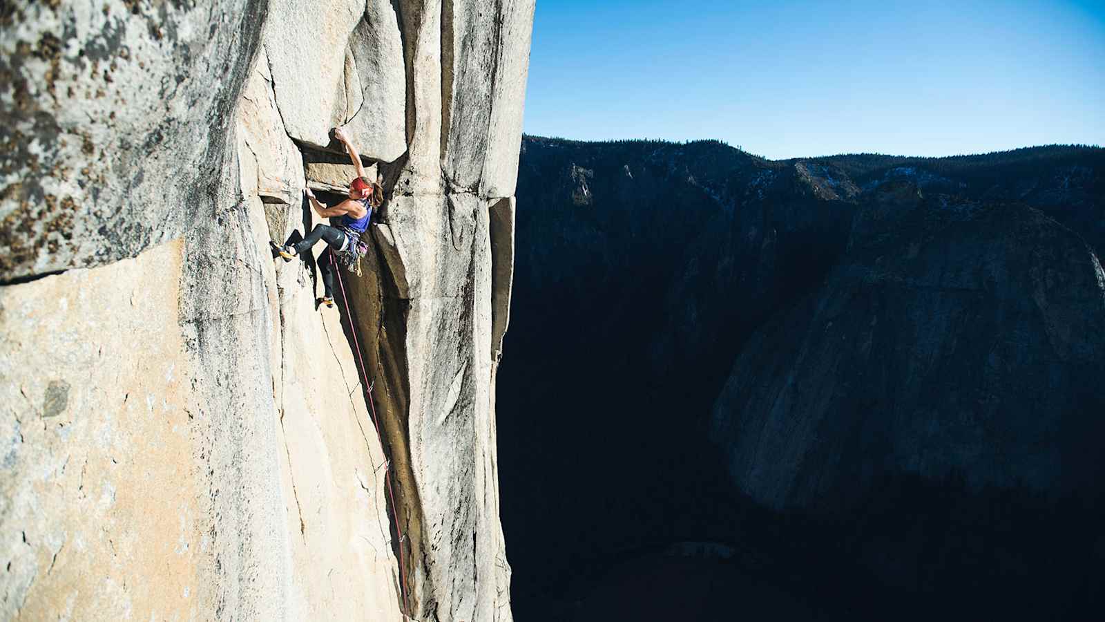 Klettererlebnis Magic Mushroom am El Capitan, Yosemite Valley.