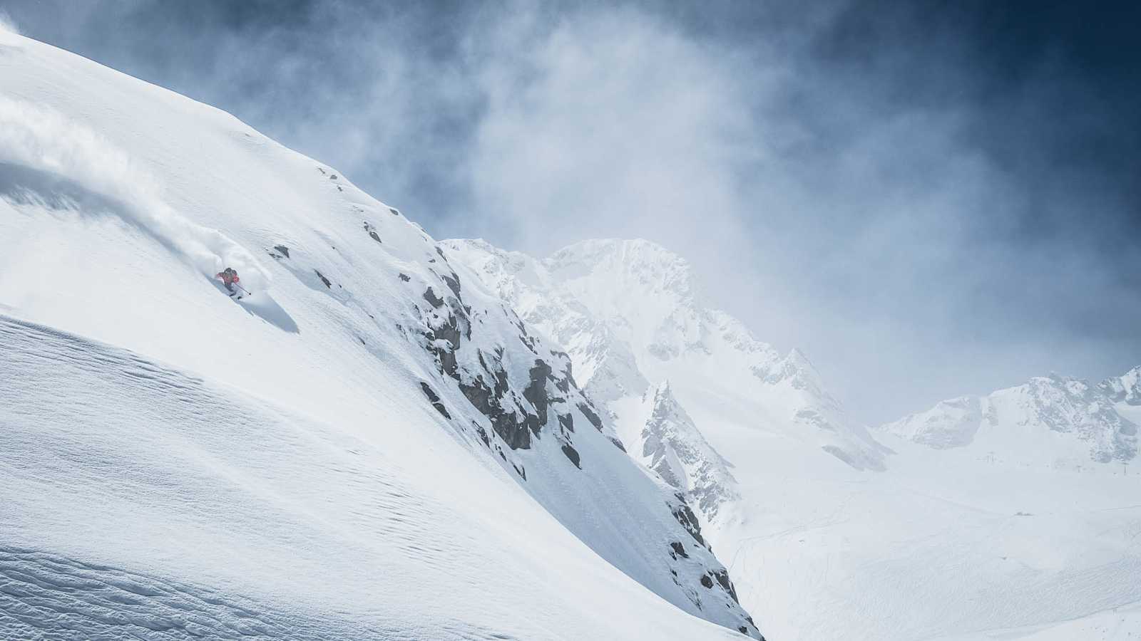 Freeriden am Stubaier Gletscher