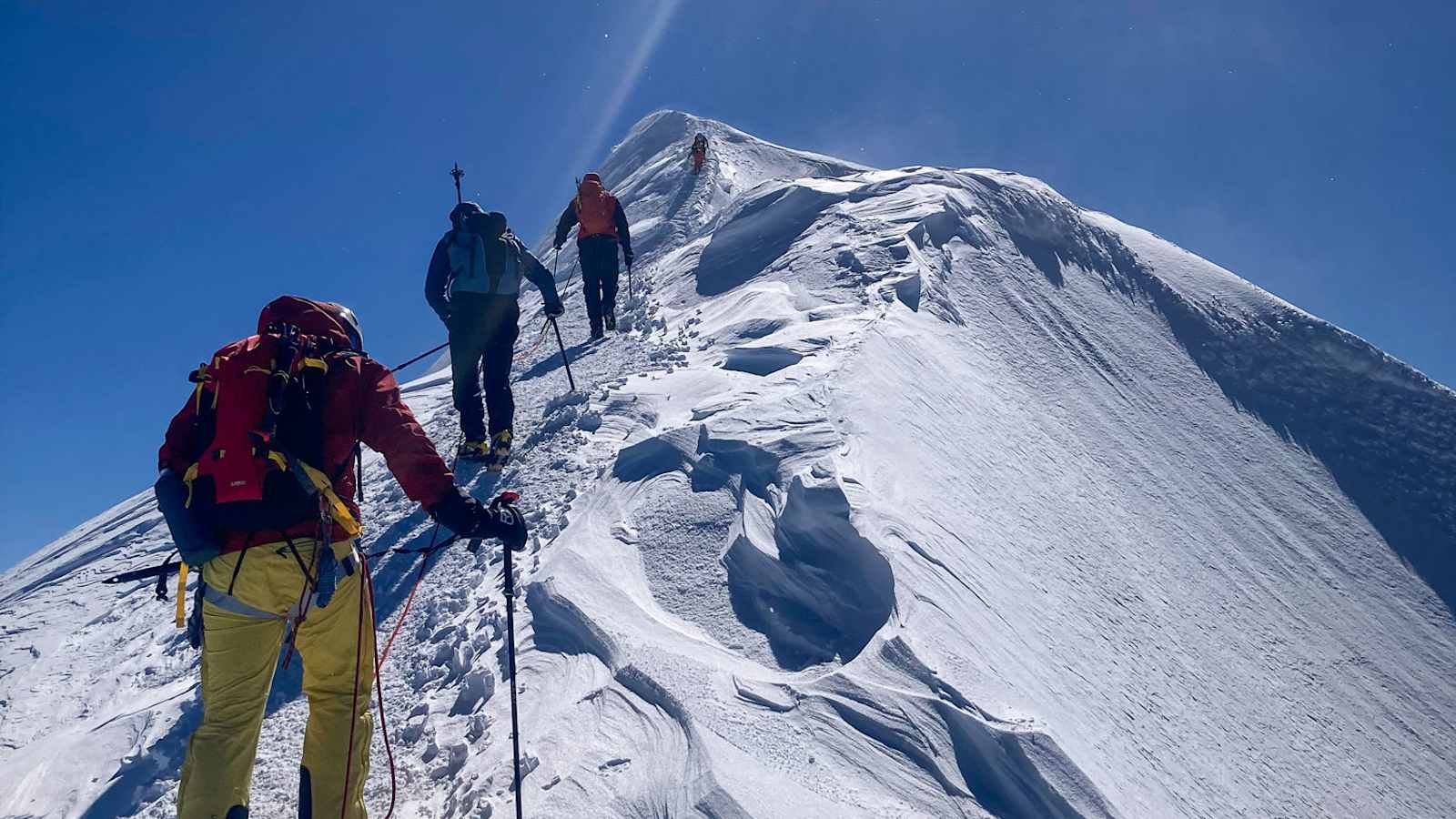 Gipfelanstieg Mont Blanc