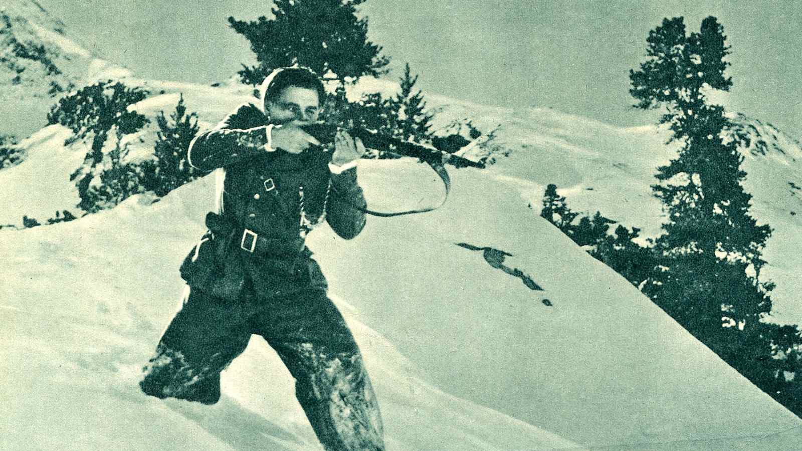 Nach dem zweiten Weltkrieg flüchteten viele Soldaten über die Alpen