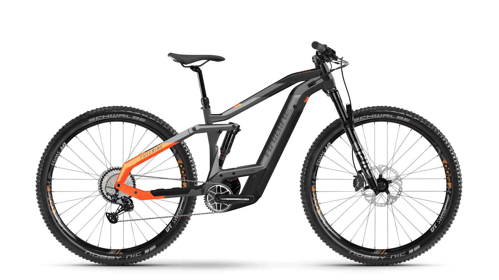 Das Haibike FullNine 10 ist ein 29er mit starkem Bosch Performance CX Gen 4 Motor und von Haibike lässt sich zudem mit der Range Extender Option um 500Wh-Kapazität erweitern