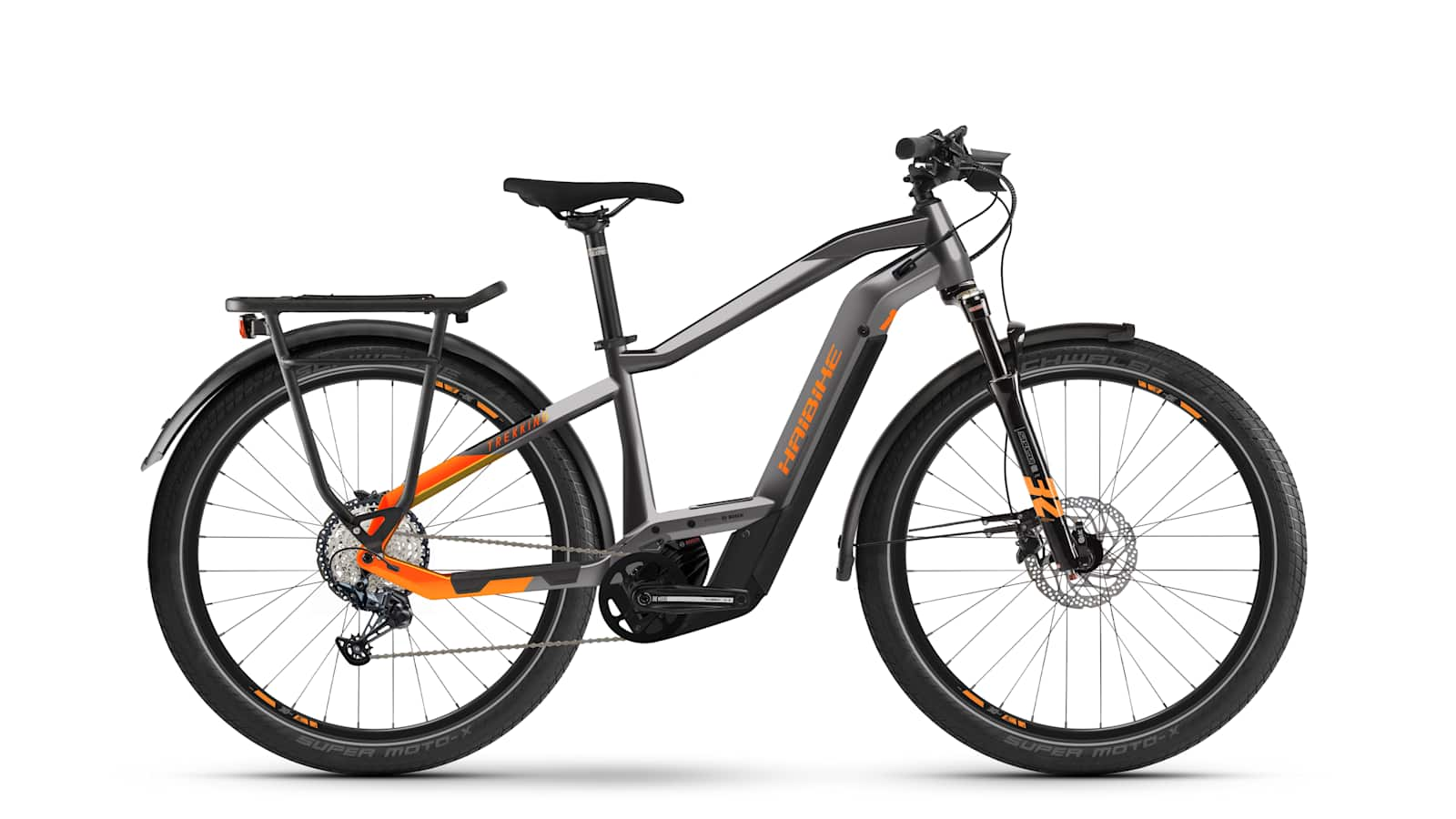 Der neue Bosch Performance CX Gen 4-Motor ist deutlich leichter als sein Vorgänger und zugleich extrem leistungsstark und effizient. Hier zu sehen am Trekking 10 von Haibike