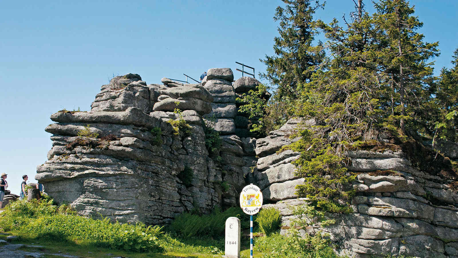 Mittendrinnen im bayerischen Wald. 