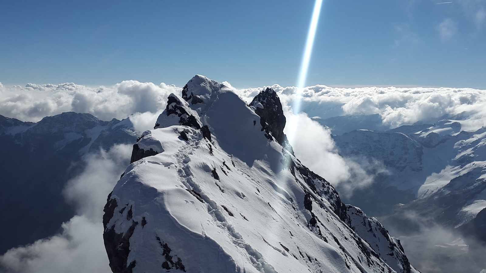 Hintergrat auf den Ortler