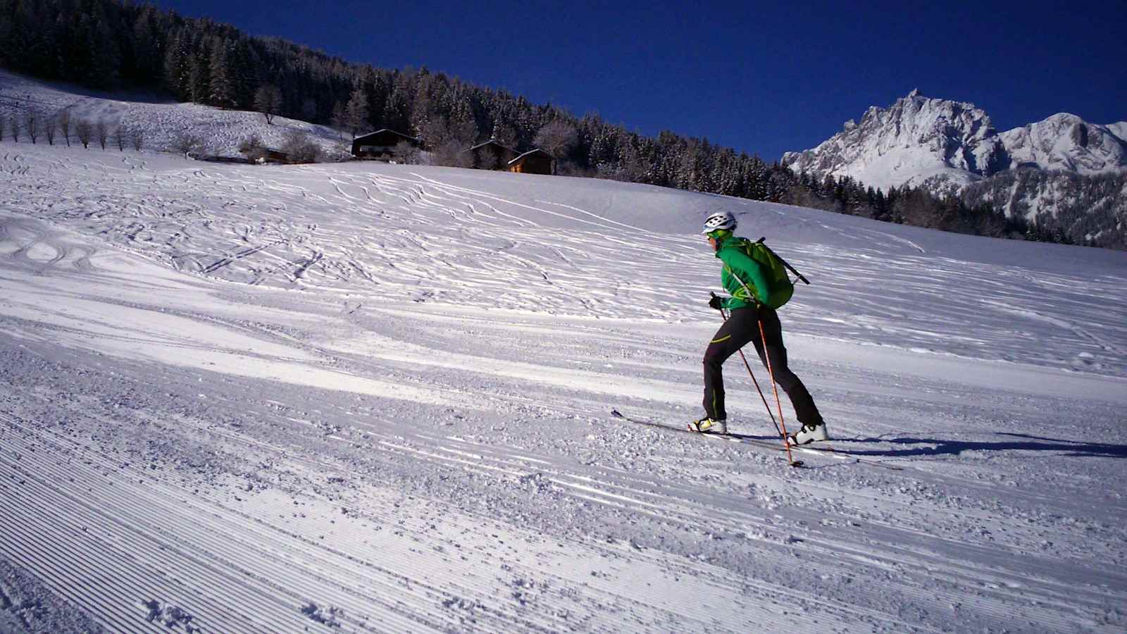 Auf der Piste am Hochkeil    