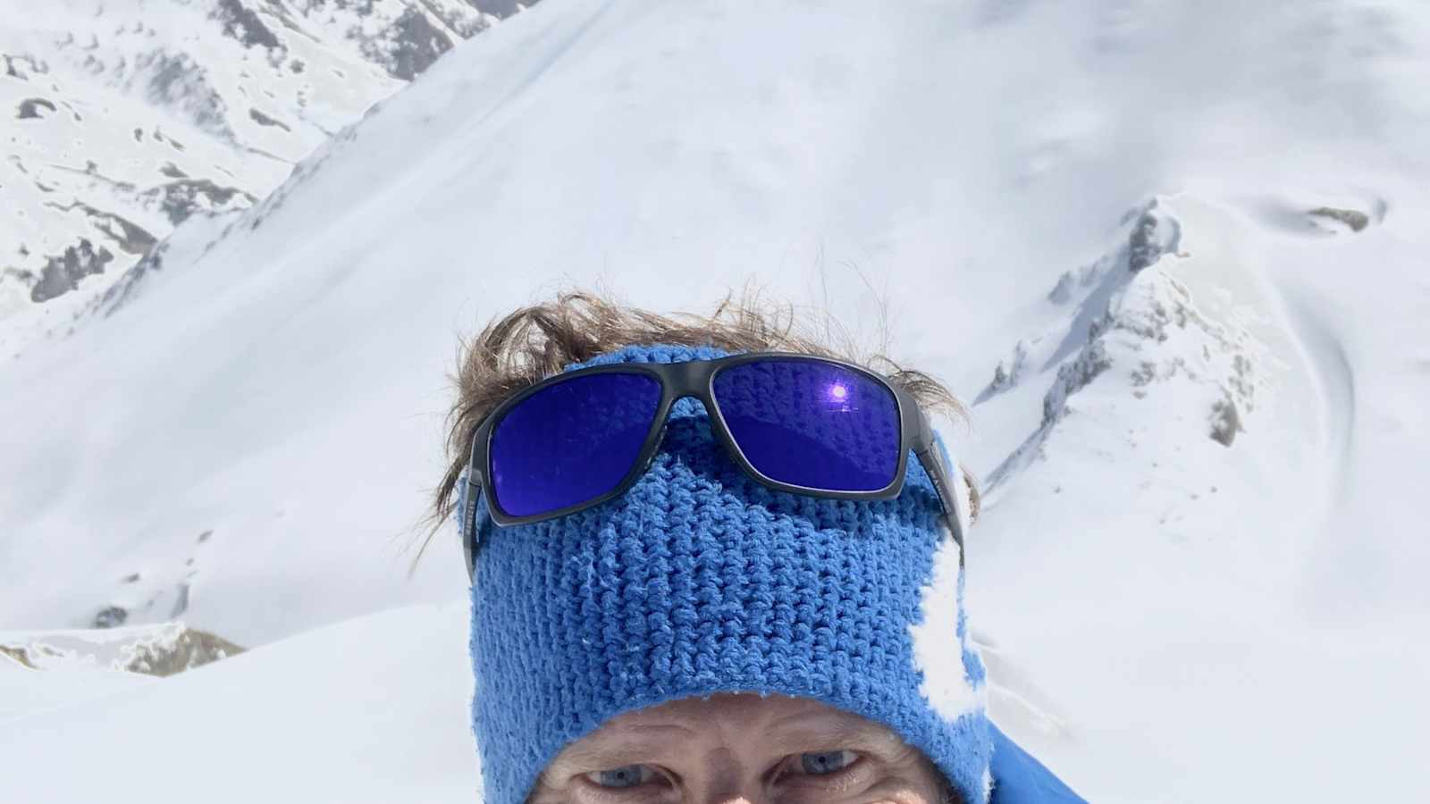  Ein schnelles Selfie während einer Skitour in der Silvretta. 