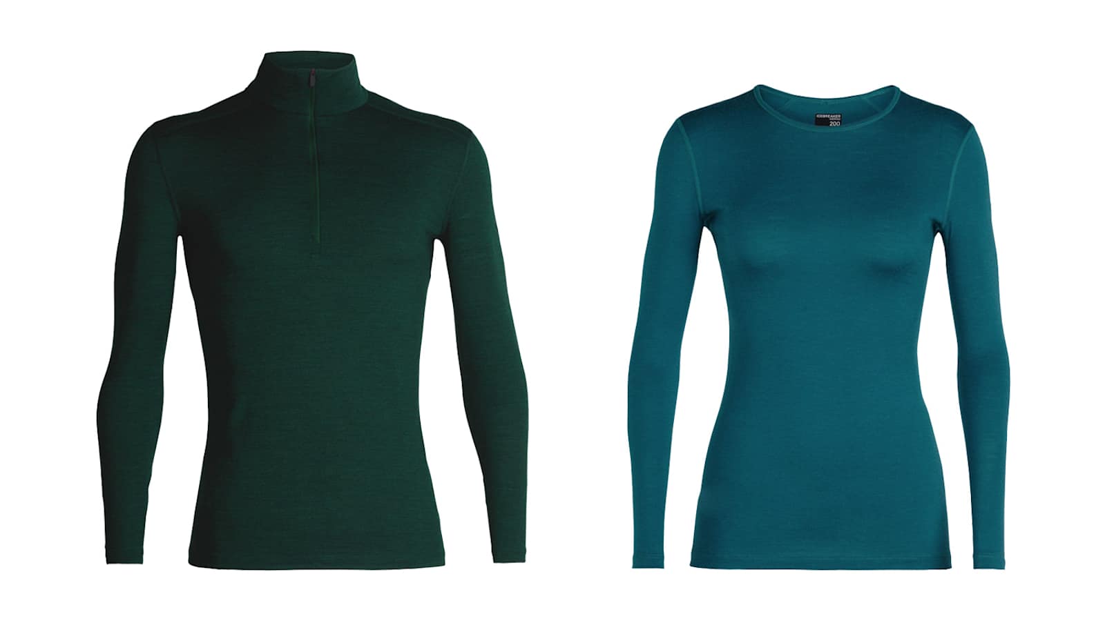 Icebreaker Oasis Long Sleeve Crewe und Oasis LS Half Zip