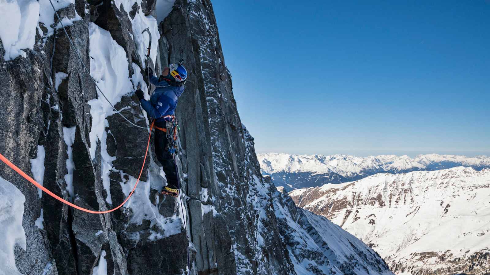 David Lama in der „Sagzahn-Verschneidung“