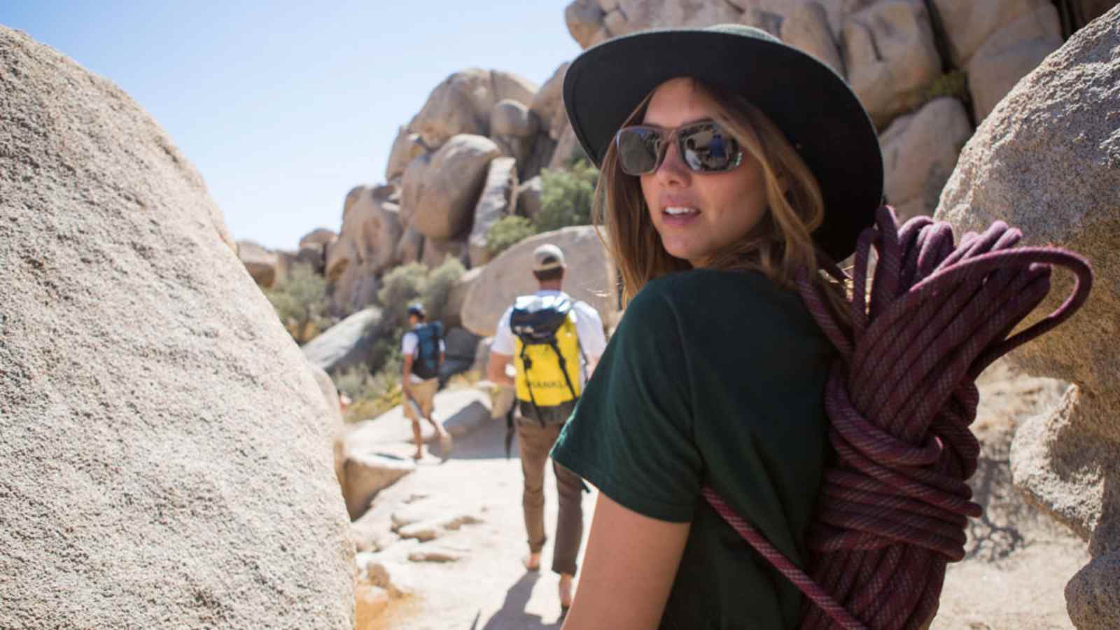 Rachel im Joshua Tree Nationalpark