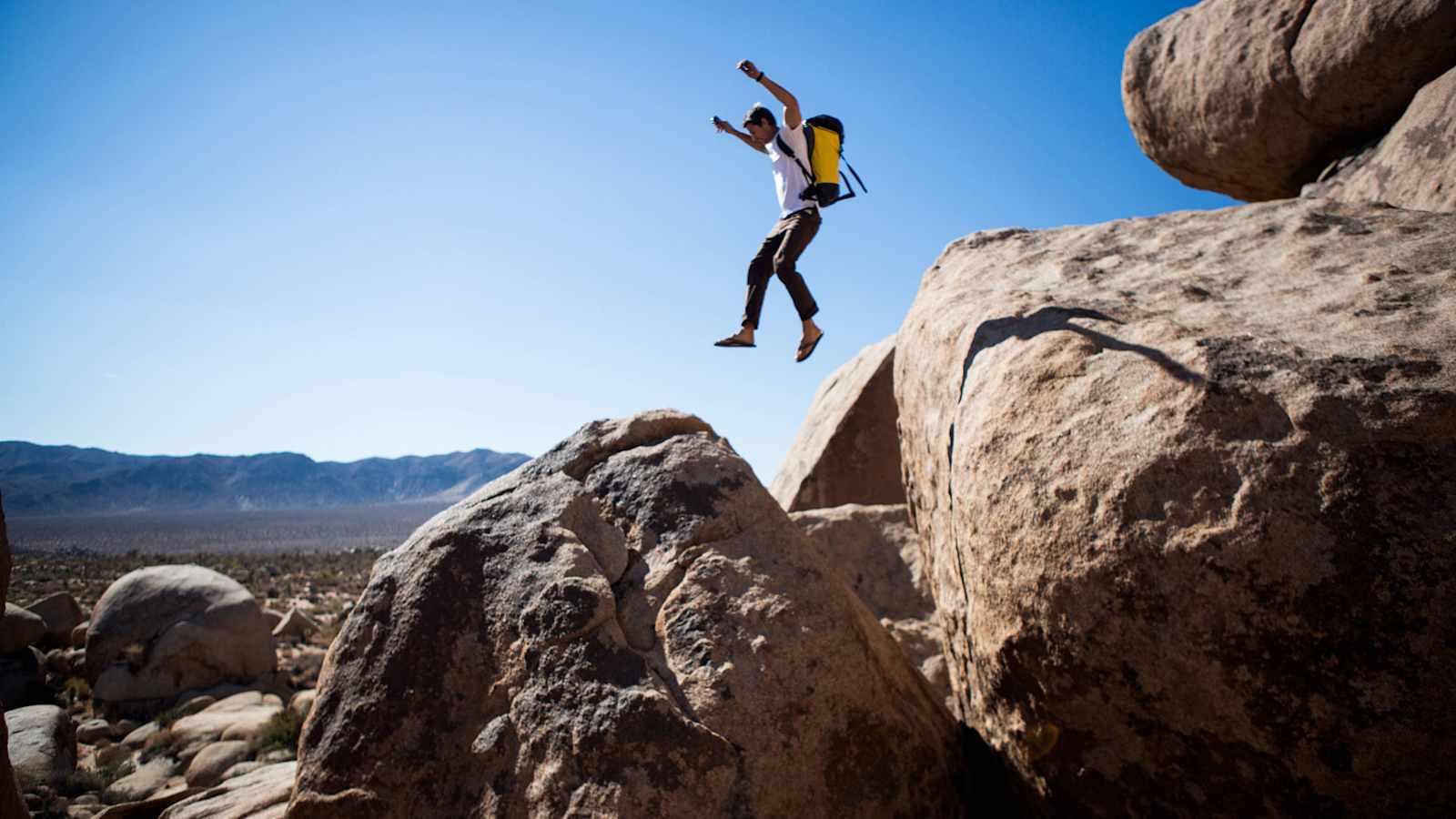 Abstieg Joshua Tree Nationalpark