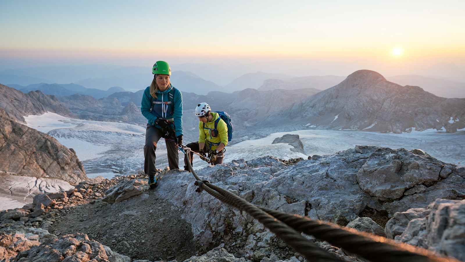 Klettersteig mit Gletscherblick: der Randkluftsteig.