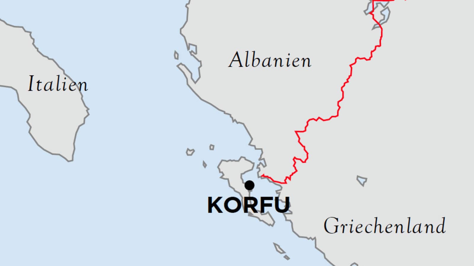 Korfu Map