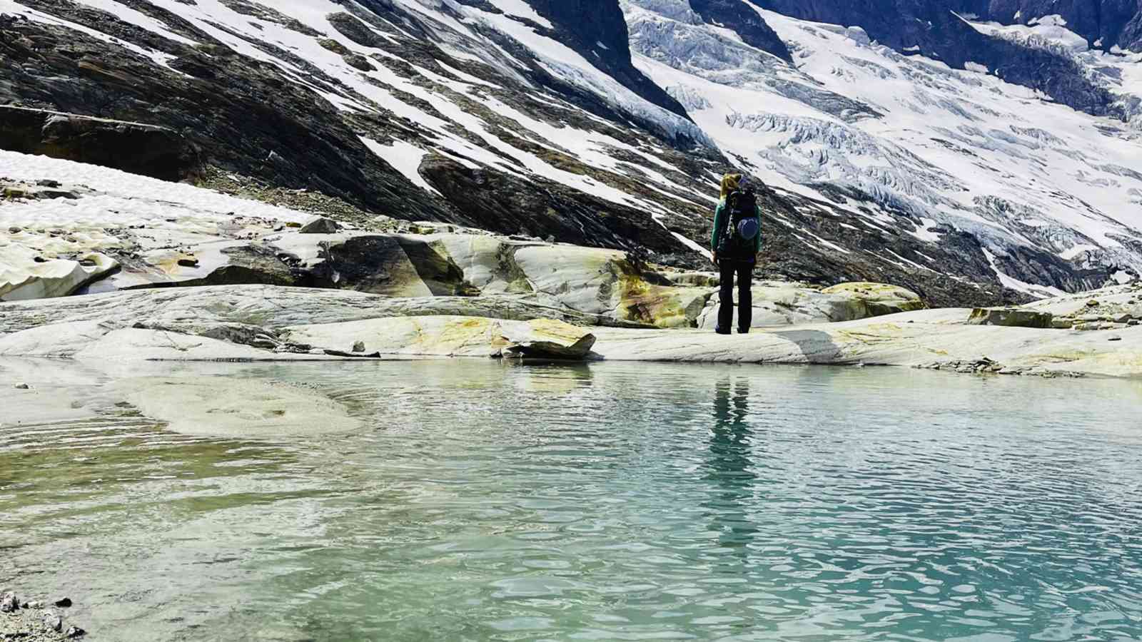 Ein (Gletscher-)See bedeutet nicht automatisch, dass das Wasser als Trinkwasser verwendet werden kann.