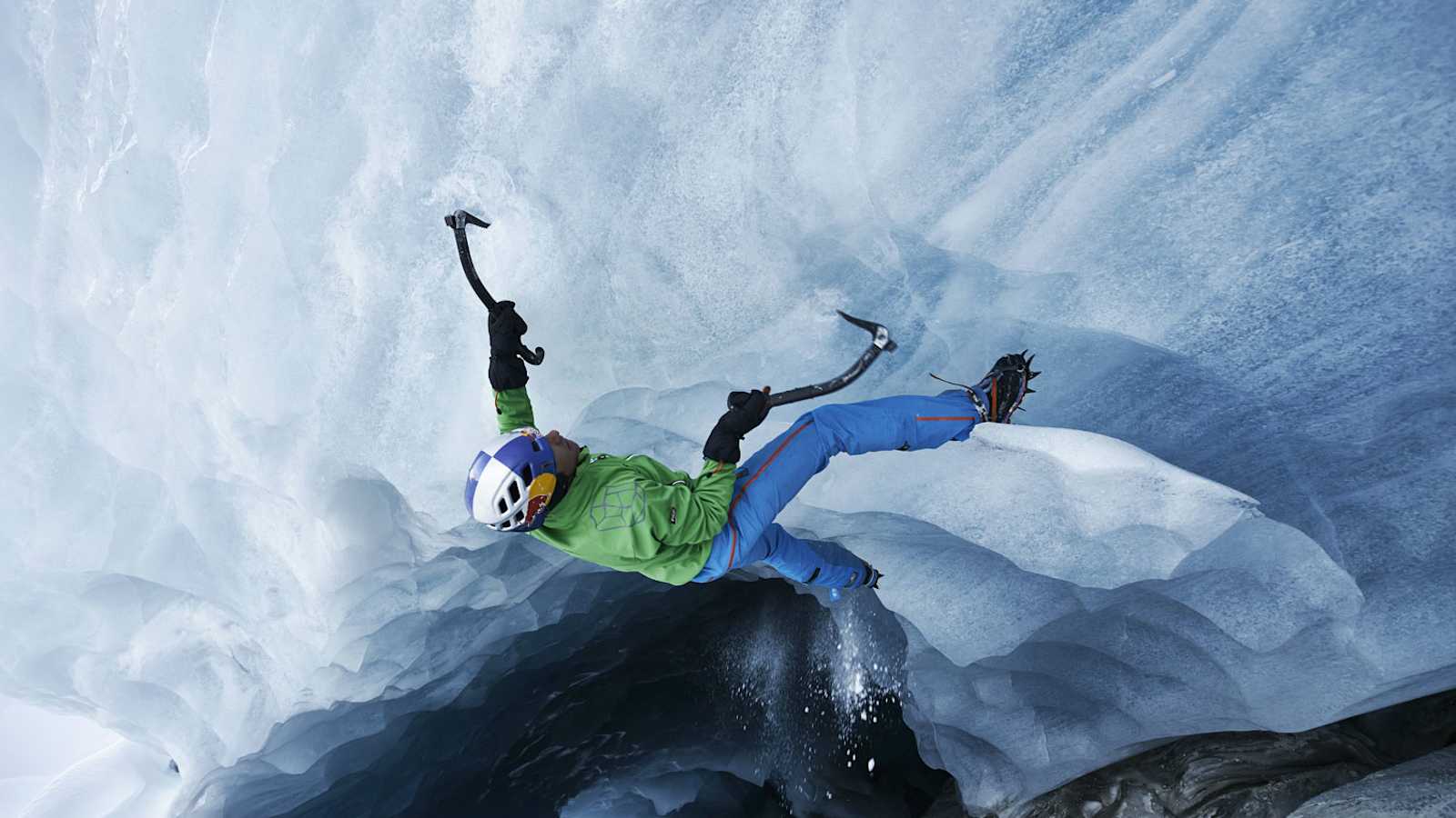 David Lama beim Klettern im Ötztal in Tirol