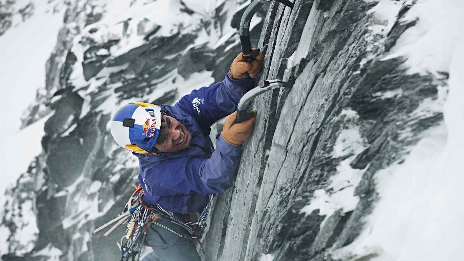 David Lama am Stubai Gletscher