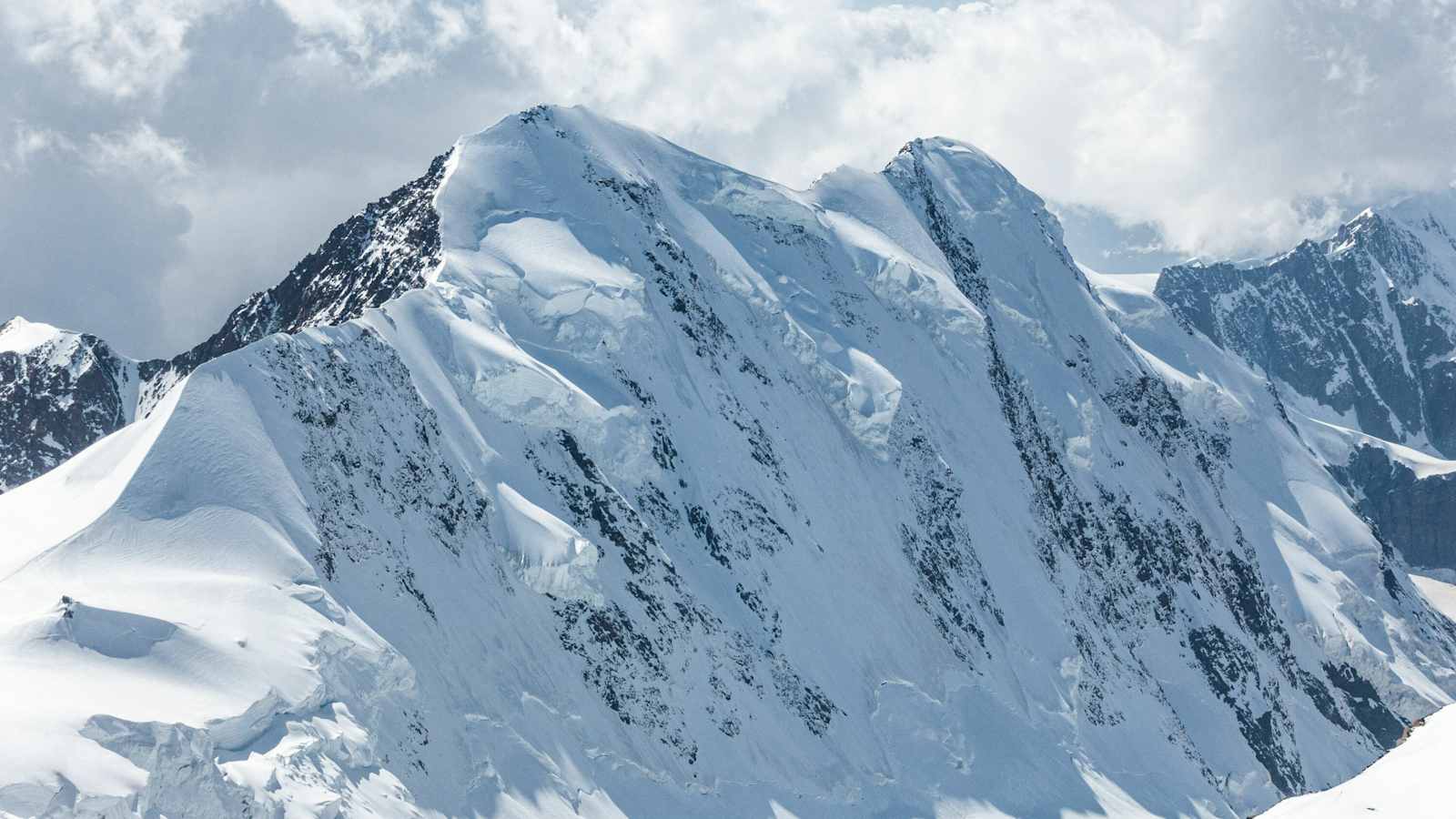 Lyskamm von der Margherita Hütte aus