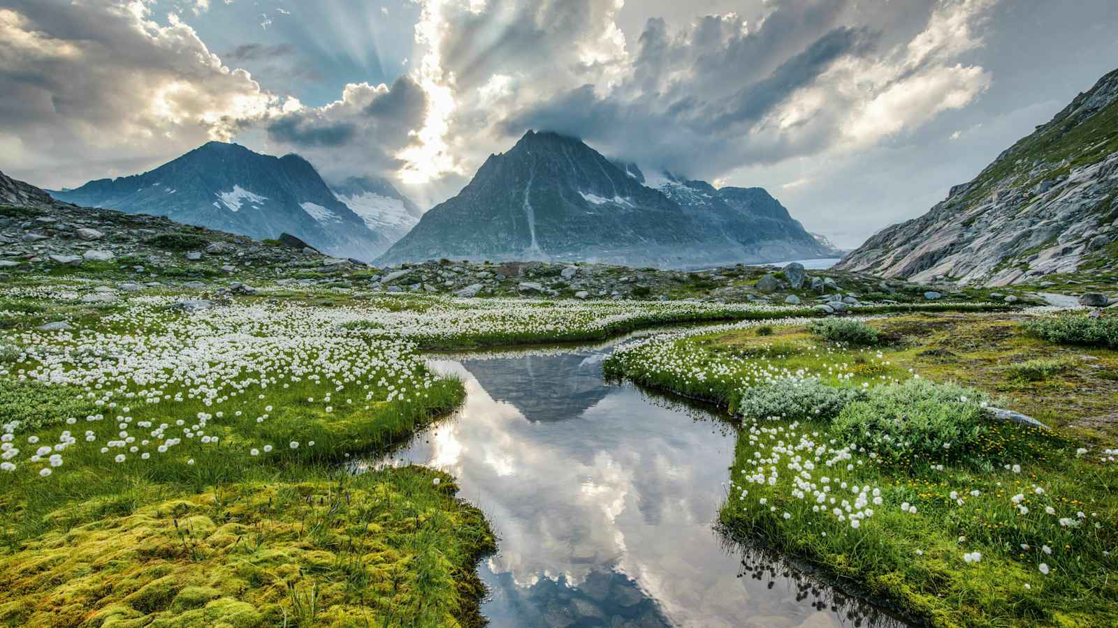 Der Märjelensee im Kanton Wallis