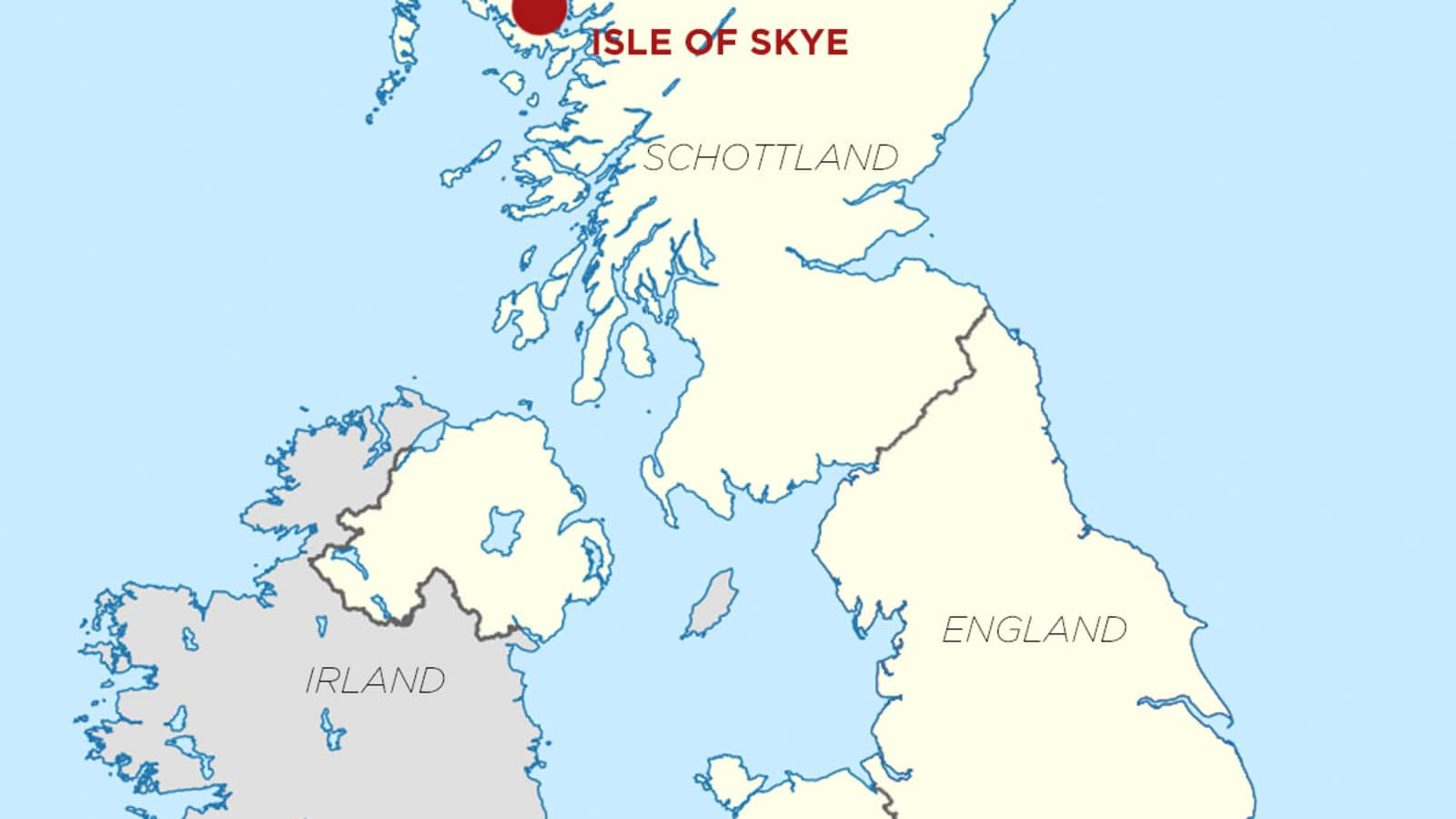 Karte Isle of Skye