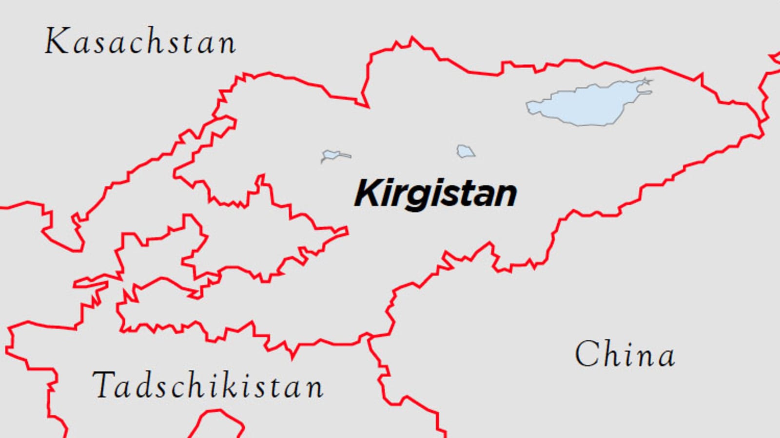 Karte Kirgistan