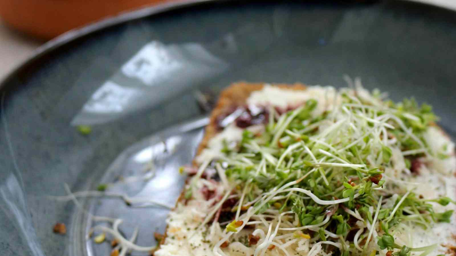 Microgreens am Brot