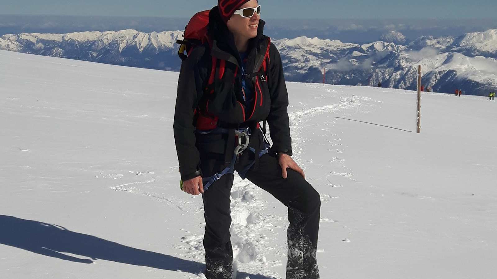 Mike Eder bei einer Vorbereitungstour für die Expedition Bolivien