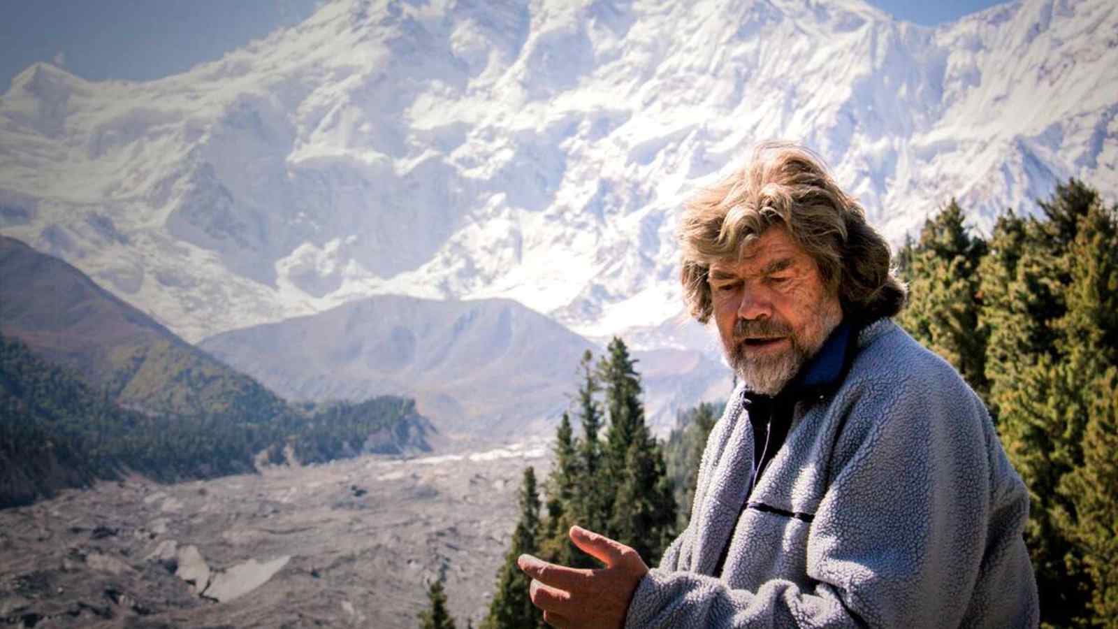 30 Jahre später: Reinhold Messner vor dem Nanga Parbat 