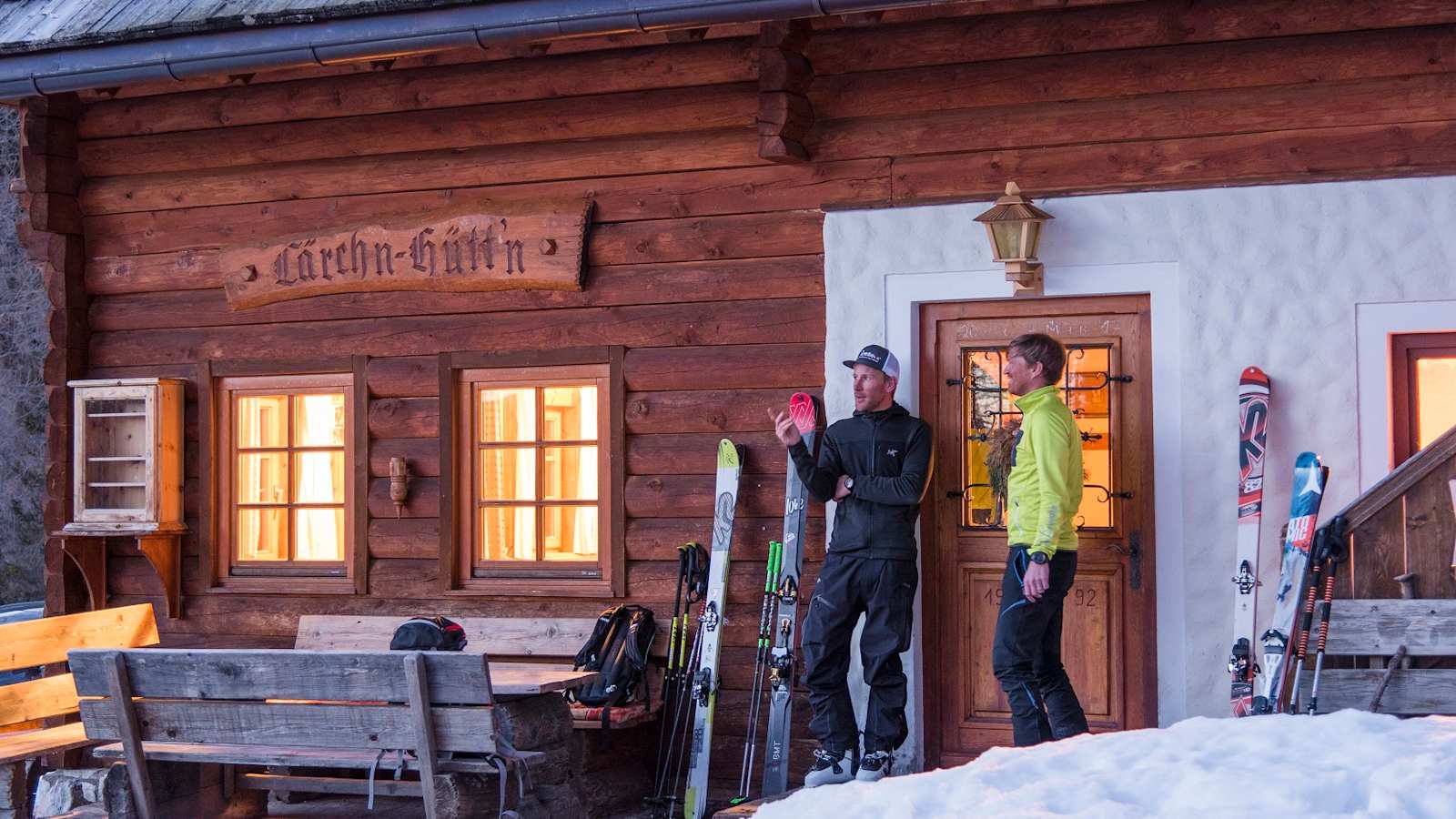 Urige Hütten - wie die Lärchenhütte in St. Oswald - laden zur Einkehr ein