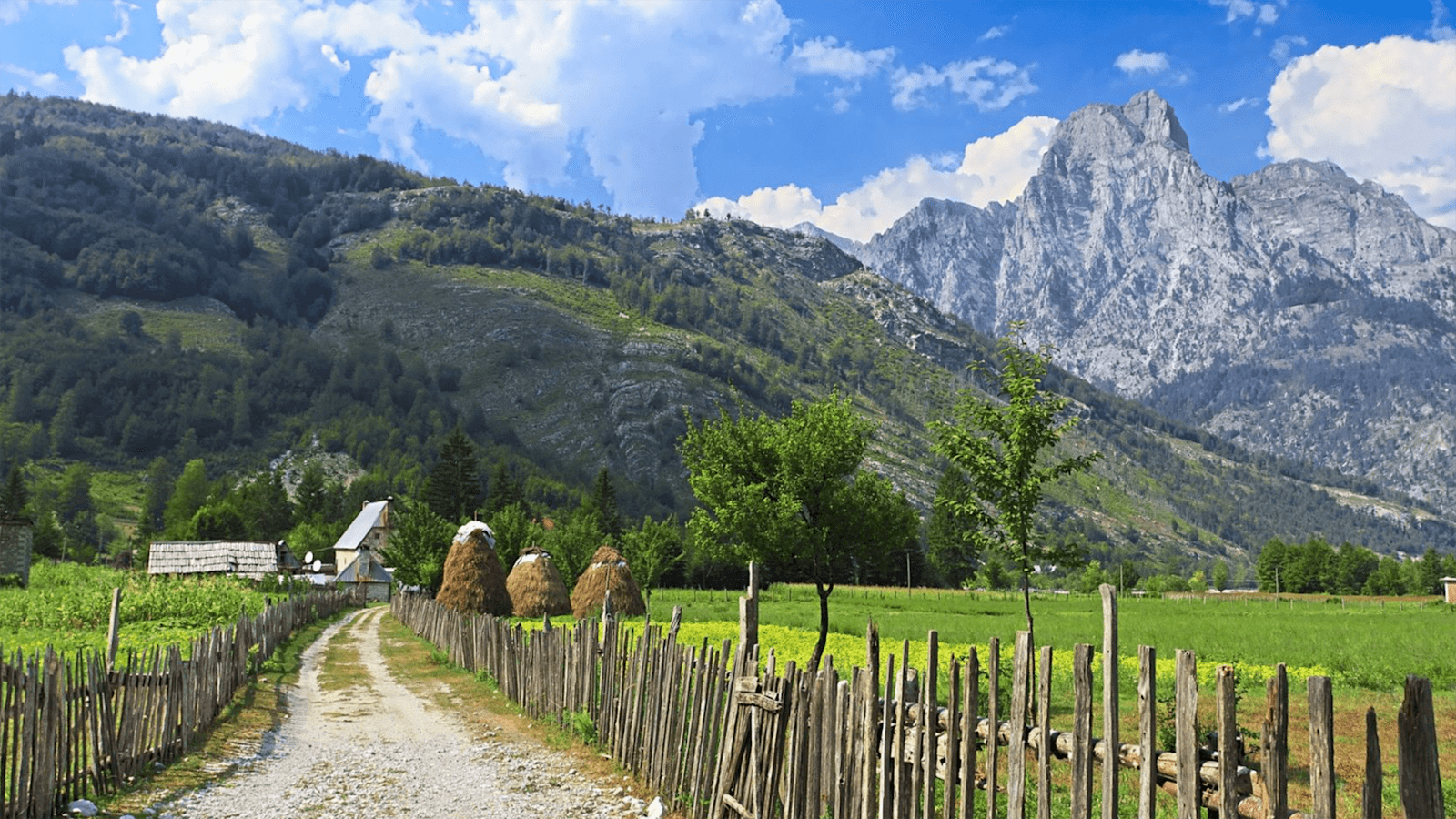 Das einsame Thethi-Tal in Nordalbanien.