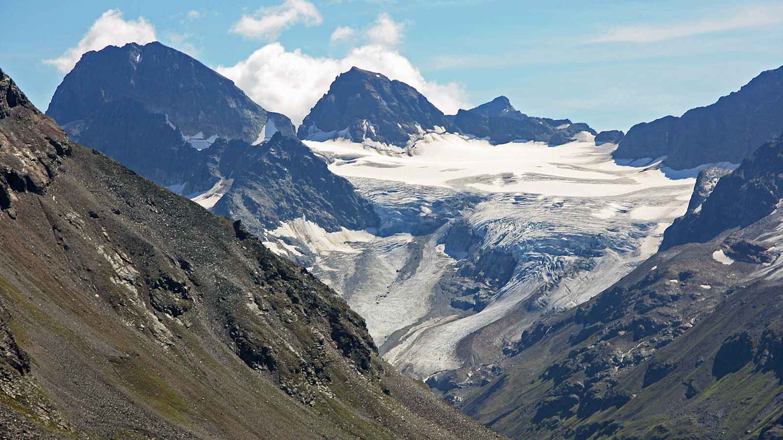 Der Ochsentaler Gletscher von Norden (2009)