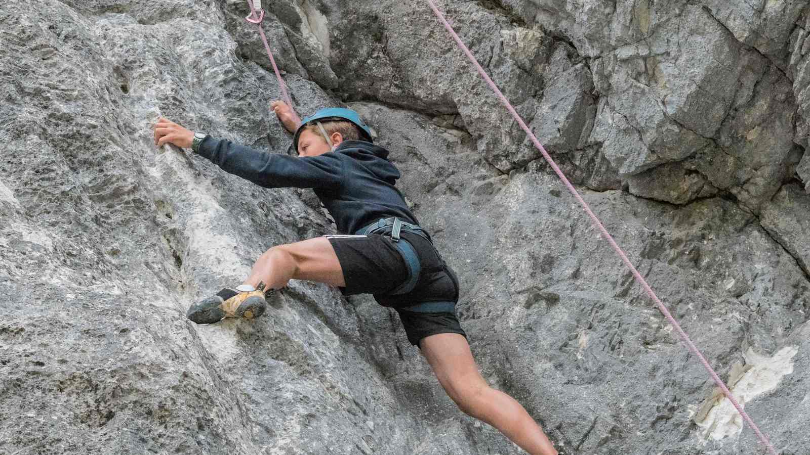 Auch für Kinder gut geeignet: der Klettergarten Flämenwandl