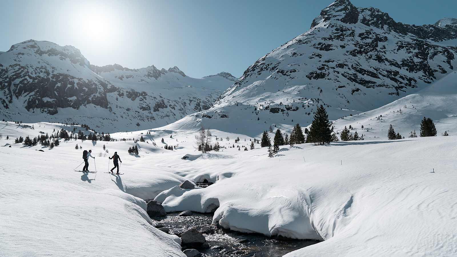 Skitourengeher im Zillertal rund um die Berlinerspitze