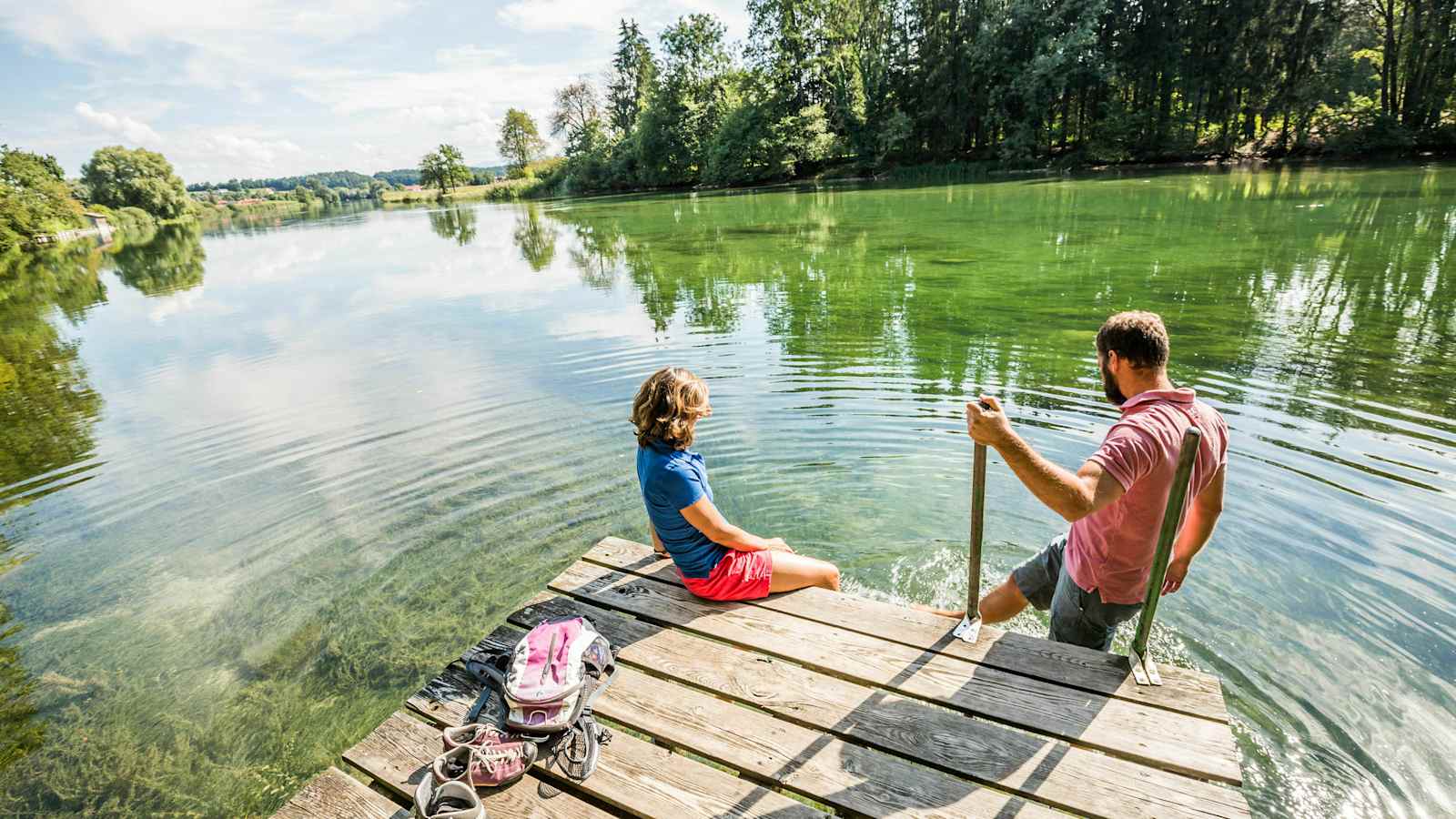 Pause an der Alz im Chiemgau