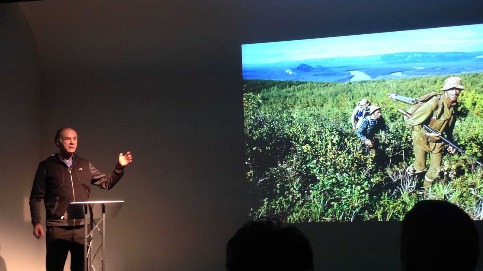 Sir Ranulph Fiennes in London