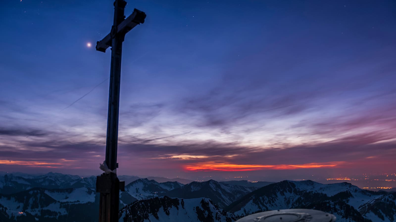 Das Gipfelkreuz der Rotwand 