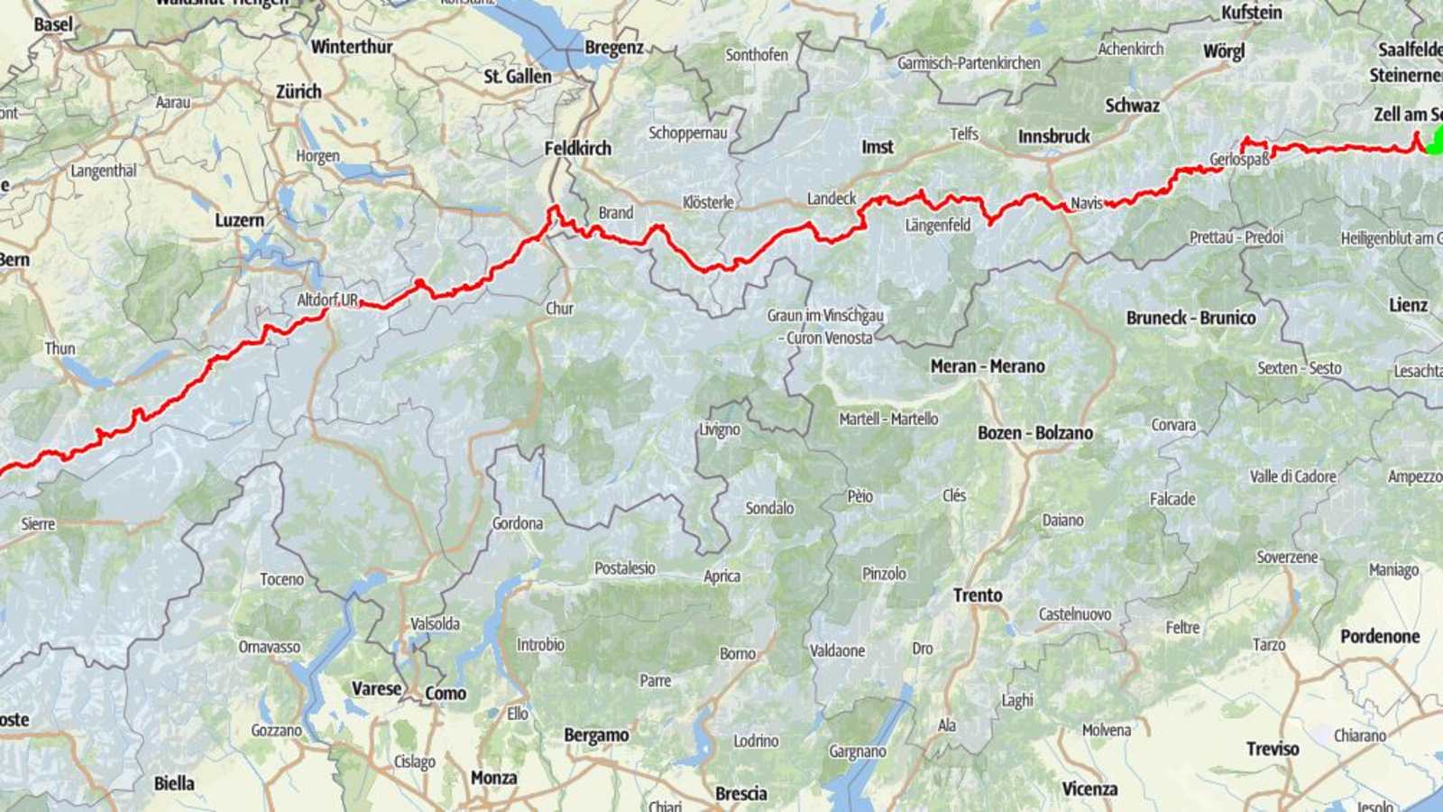 Die 5. Etappe der ALPEN-TOUR 2021