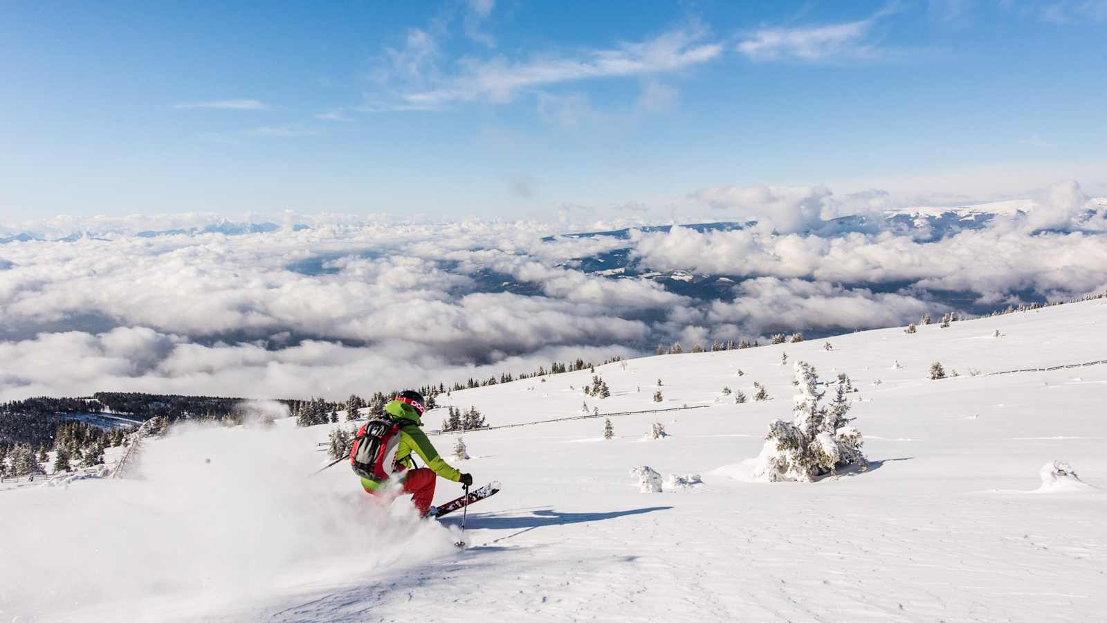 Freeriden auf der Koralpe in Kärnten