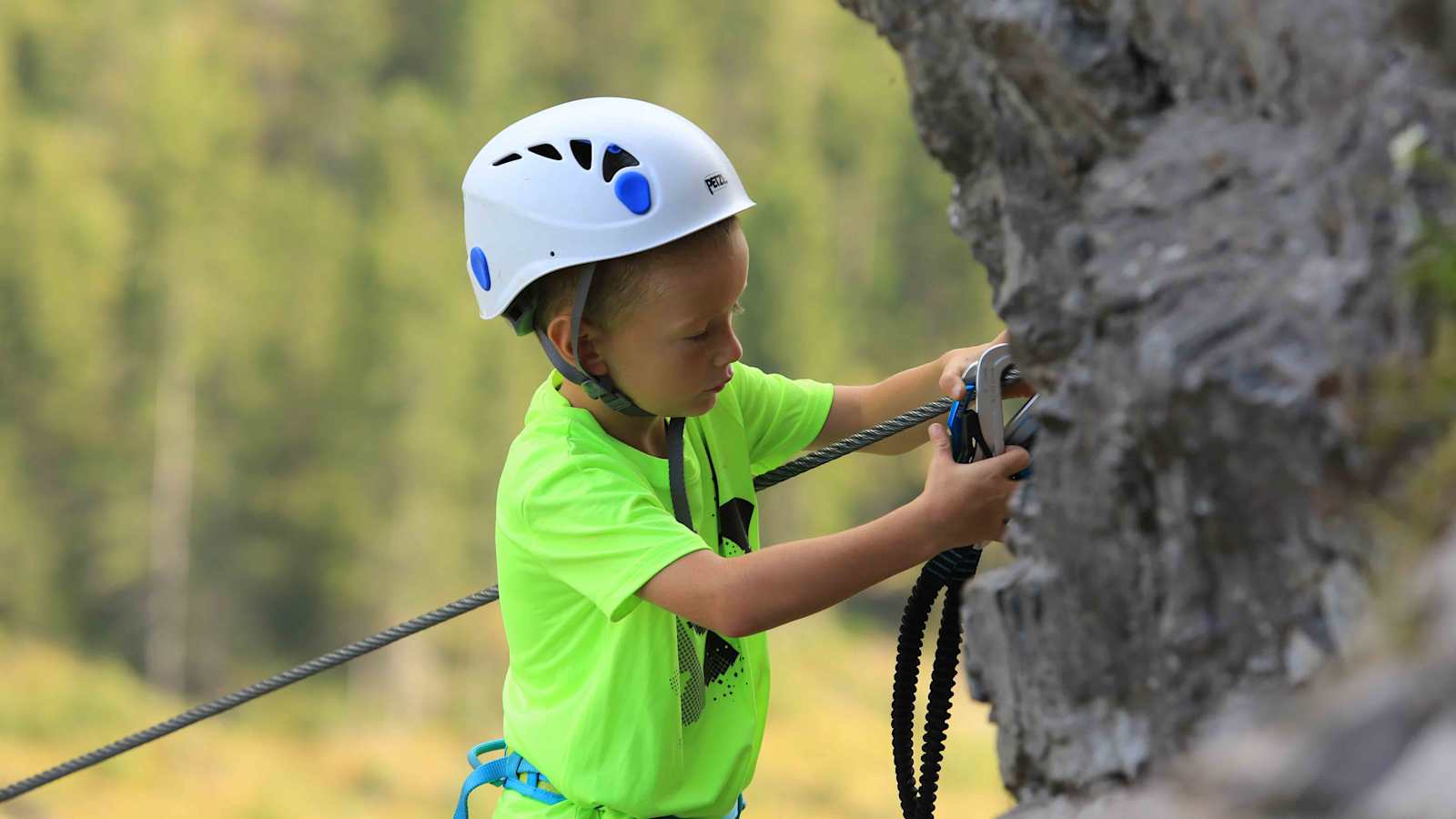 Kinder- und Jugendklettersteig „Kali“