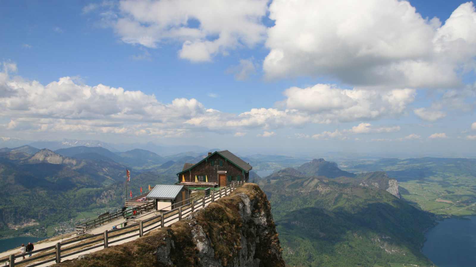 Ausblick vom Schafberg auf den Mondsee