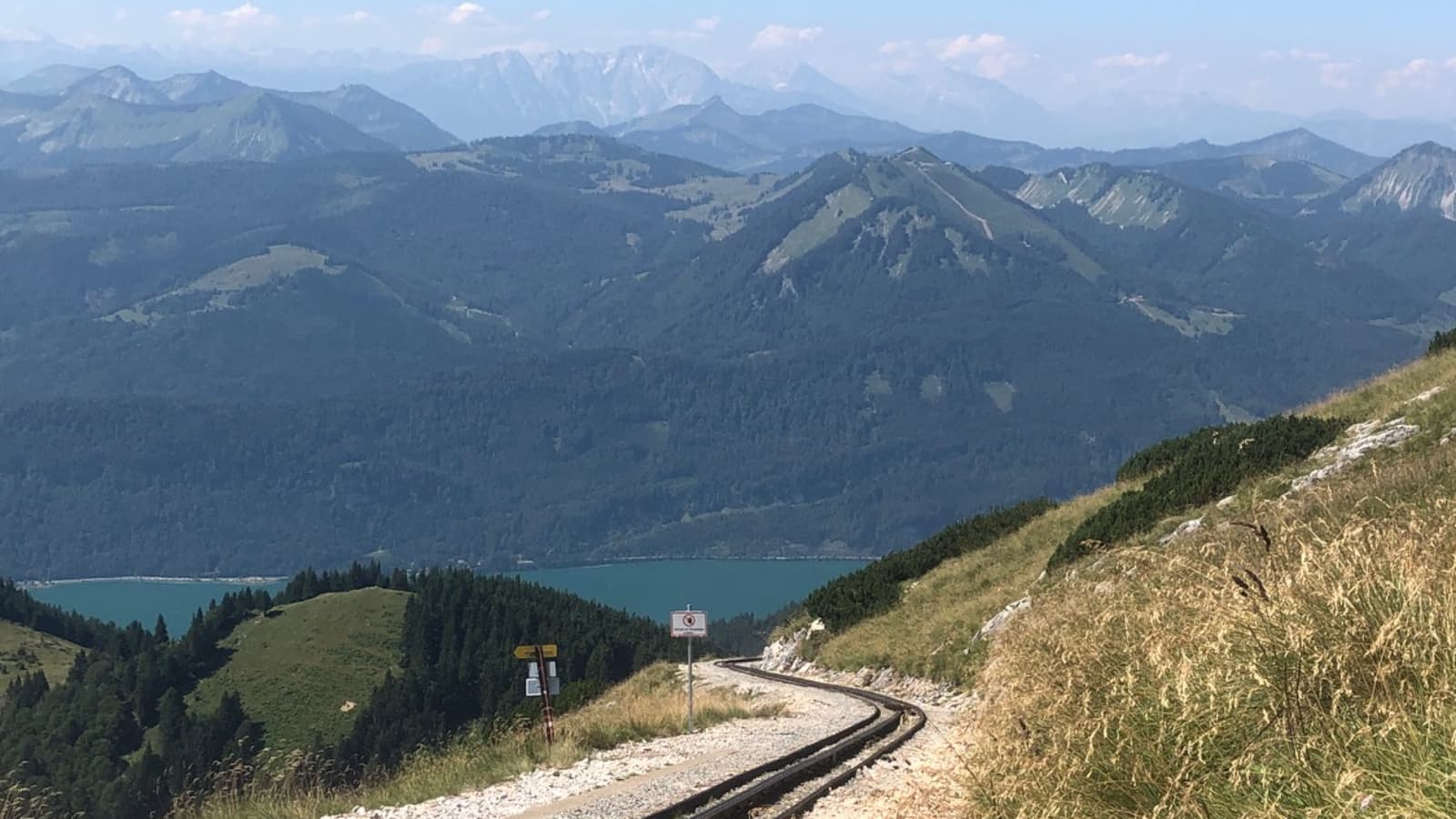 Aufstieg auf den Schafberg