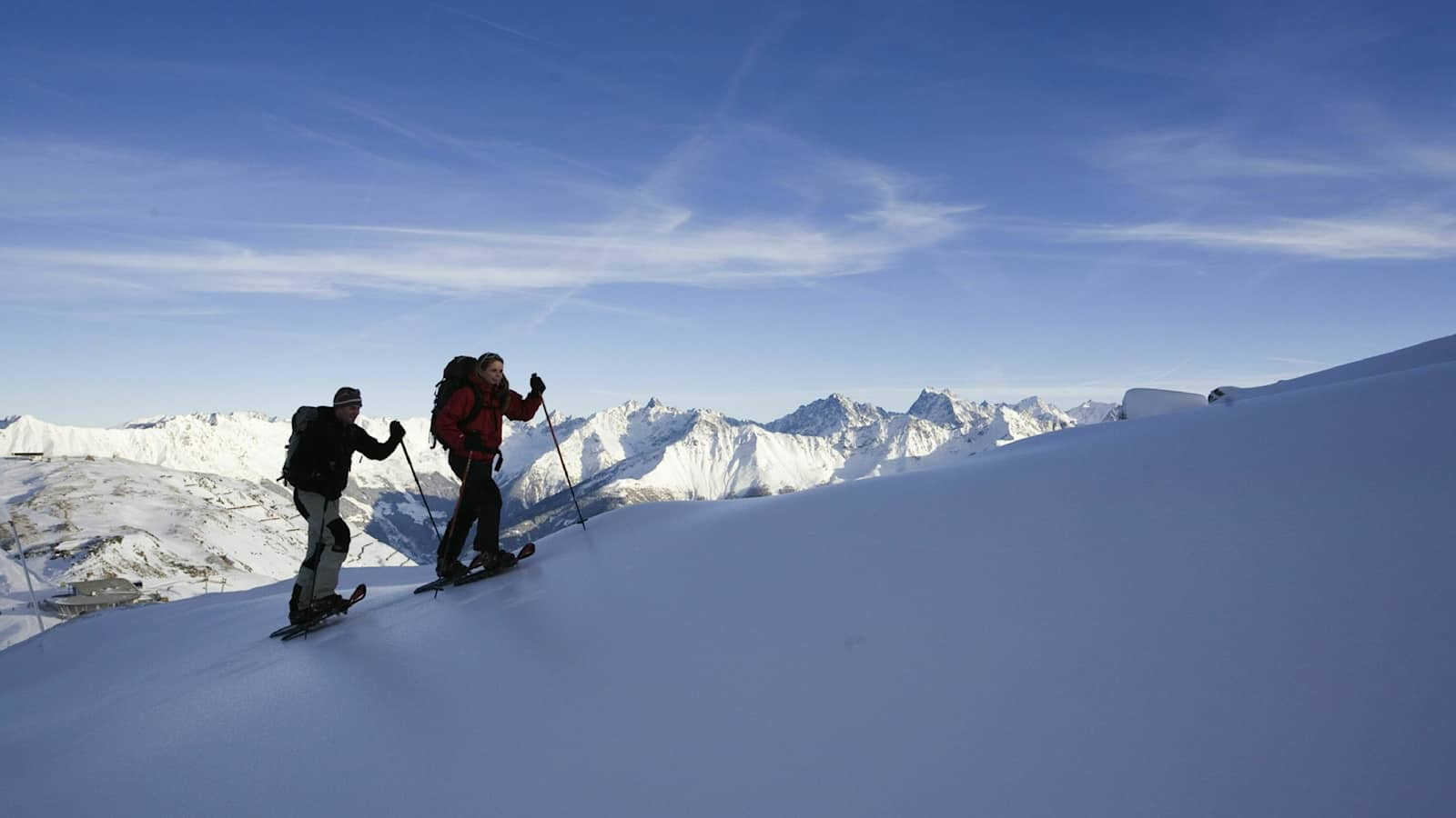 Schneeschuhwanderer in Serfaus-Fiss-Ladis